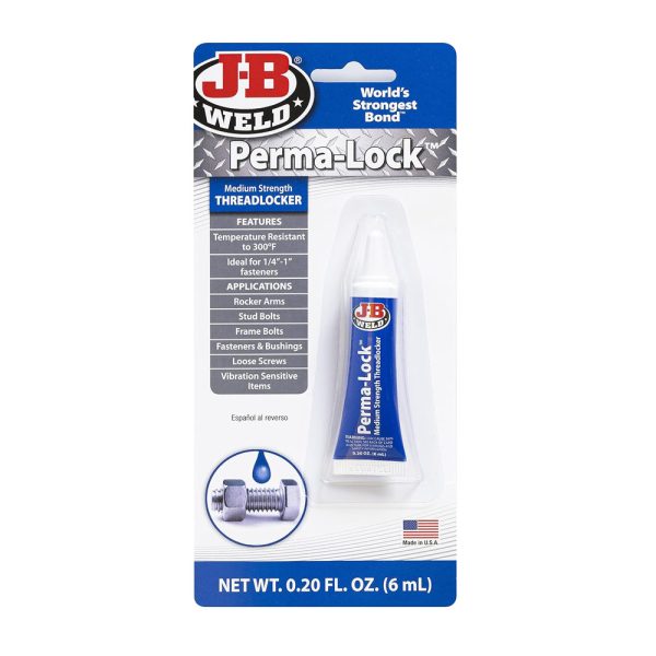 J-B Weld 24206UK Perma-Lock Blue Threadlocker 6ml
